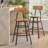 Cem Counter Stool with Metal Frame