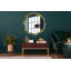Huldar Glass Flat Wall Mirror