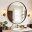 Karrina Accent Wood Round Mirror-1788654796-1788654770