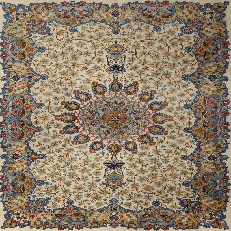 Farhin Oriental Indoor Rug, Square 6'