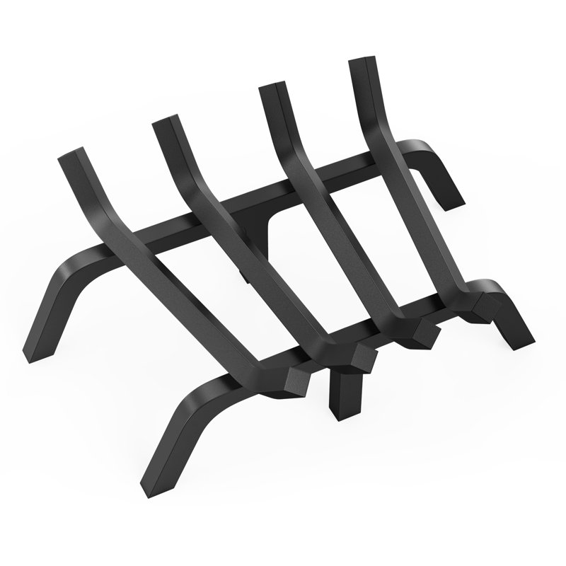 Grille de cheminée en acier, H 6,5 po x l 18 po x P 7,1 po