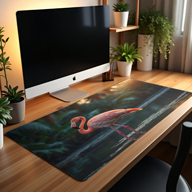 Polyester Desk Pad, 14.4x12.1
