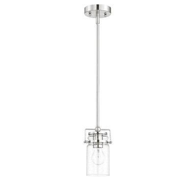 Luminaire suspendu cylindrique 1 lumière