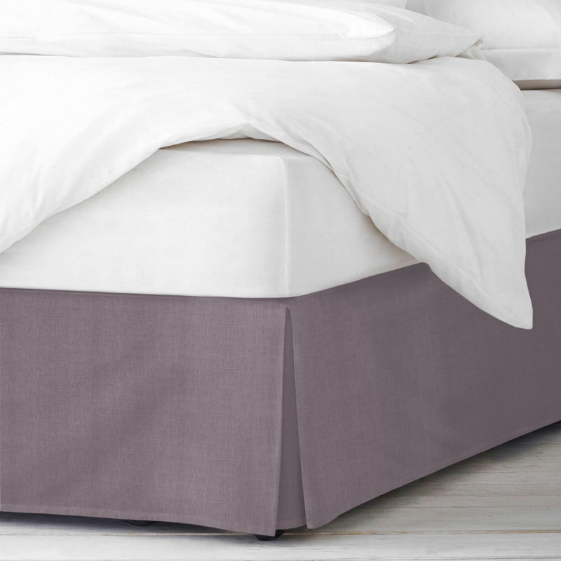 Jupe de lit Elsie, Simple, Lilas