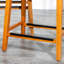Tabouret de bar 30 po avec siège en cuir selle profilé - Confort et style-1470064611-1470064609