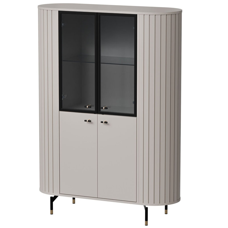 Display Cabinet, Beige
