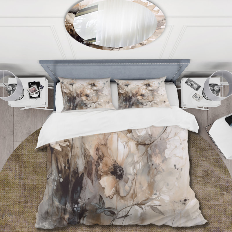 Ensemble de housse de couette en microfibre / polyester , Housse de couette pour très grand lit et 2 très