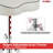 5 Core Drum Throne White Height Adjustable Guitar Stool Comfortable Drummer Chair Aaronjosh