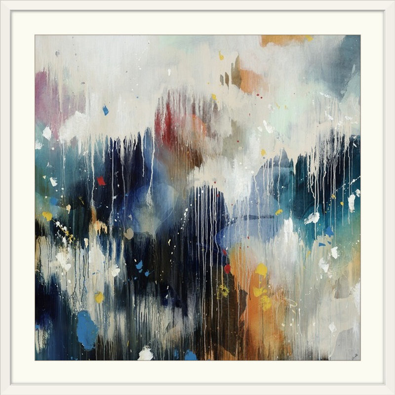 « magic castle » par sydney edmunds,, reproduction d’art, Cadre blanc, 38" H x 38" lx 1" p