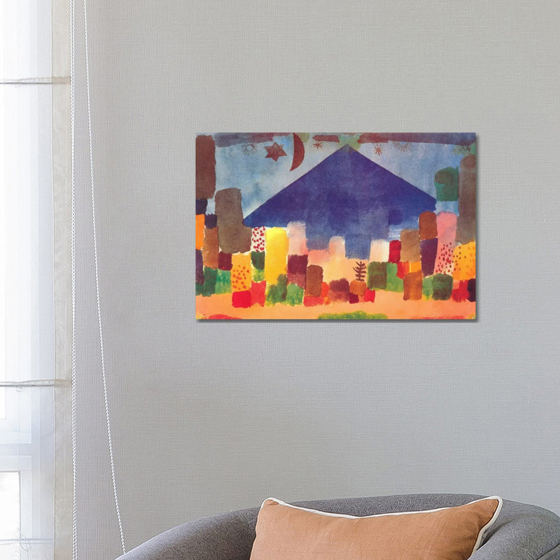 Egyptian Night (Notte Egiziana) by Paul Klee - Wrapped Canvas Painting, 66.04 cm H x 45.72 cm W x 3.175 cm D