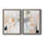 Toile avec cadre gris