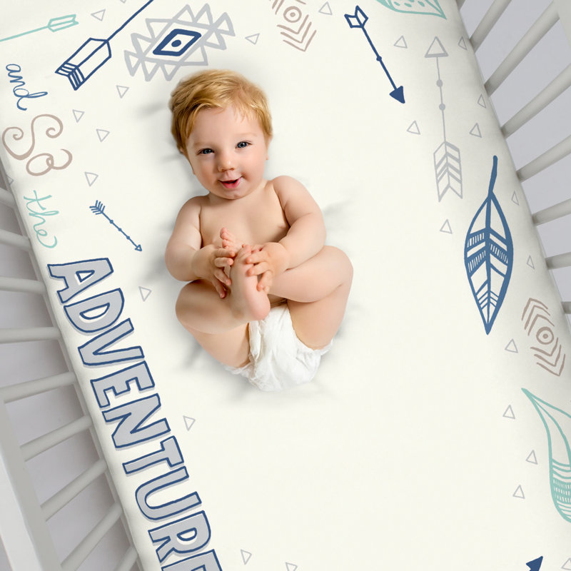 Drap-housse pour lit de bébé à plumes photo Grayson
