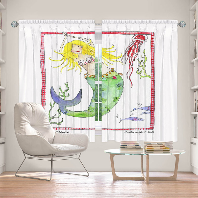 Paire de rideaux occultant en polyester Abdurrhman, L 40 po x L 61 po