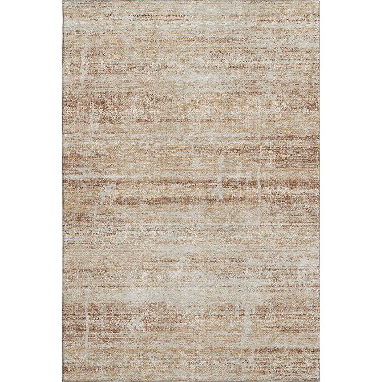 Premium Machine Washable Gerardo Copper Rug