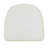 Klear Vu The Gripper Non Slip Chair Cushions, Soft & Comfortable Seat Pads, for Kitchen, Dining or Office, Fleece White,Set of 4