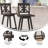 Commercial Grade Solid Wood Modern Farmhouse Swivel Barstool-911539284-911539285