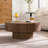 Round Wood Coffee table for Living Room