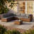 Wicker 6 - Person Modular Patio Conversation Sets with Cushions-1988649139-1961853989