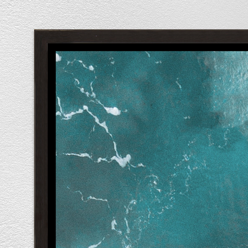 Photographie aérienne sur toile par David Brown, Image au pinceau gel