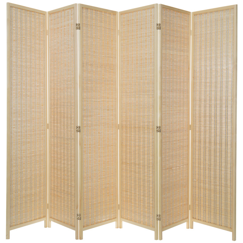 Solid Wood Room Divider, 6, 180.1Cm H x 300Cm W x 1.8Cm D