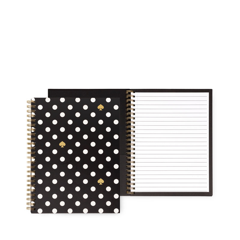 Small Spiral Notebook, Polka Dot
