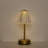 11.4'' Crystal Table Lamps Nightstand Bedside Lamp Dimmable With 3 Colour Lighting