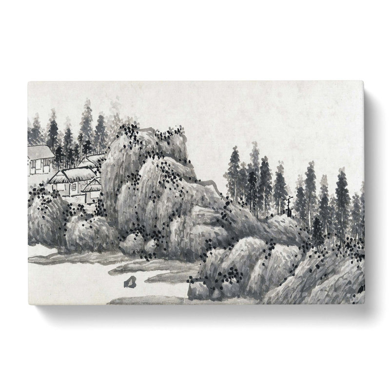 Landscape Vol.12 by Shen Zhou - Wrapped Canvas Art Print, 35cm H x 50cm W x 3cm D