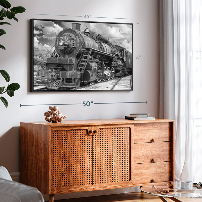 " Steam Engine Train Wall Art ", 27" H x 40" W