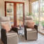 Chaise de patio avec coussins Djene