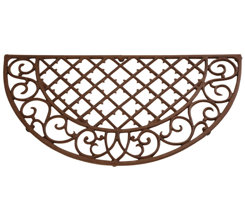 Cast Iron Half Round Doormat