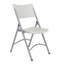 Table ronde pliante robuste avec 4 chaises