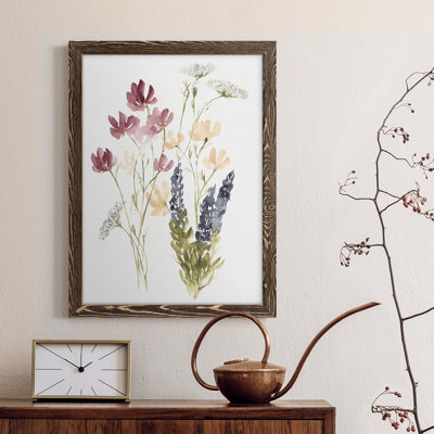 Toile encadrée de qualité supérieure Lobelia Garden II - prête à être accrochée
