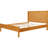 Graham Wooden Platform Bed with Slatted Headboard-87380367-87380363