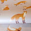 Great Kids Collection Smooth Glitter Friendly Foxes Wallpaper Roll-72340610