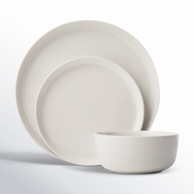 Godinger Silver Art Co Brentwood 12 Piece Dinnerware Set, Service