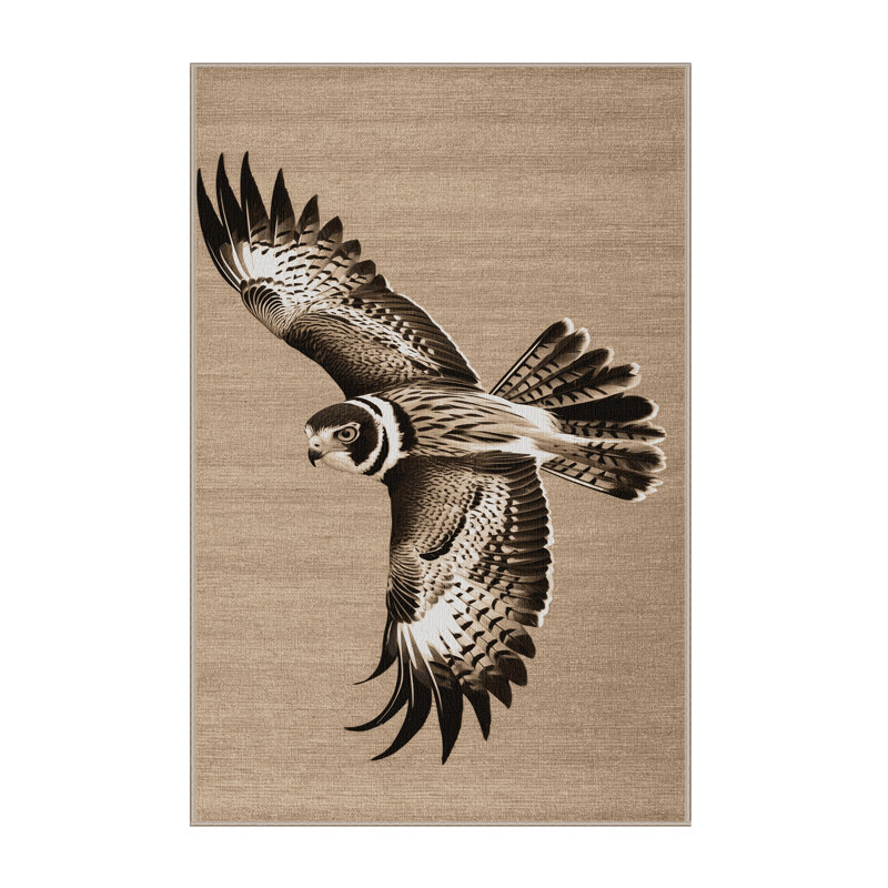  Tapis lavable Northern Harrier Birds, Rectangle 7 pi x 9 pi
