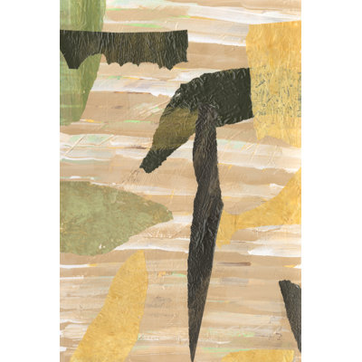 Painted Paper Pieces I 1 Piece Wrapped Canvas Wall Art