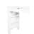 3-In-1 Makeup Vanity Desk With Flip-Top Mirror, LED Lighting, Adjustable Length & Ample Drawers - Stylish Multi-Functional Dressing Table For Home, White-1180670456