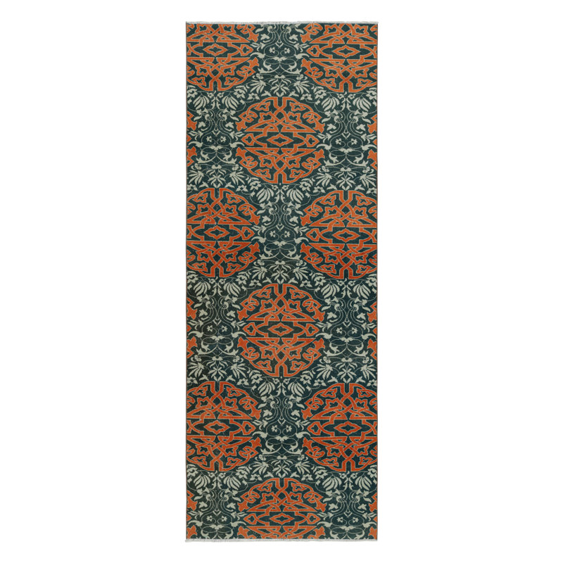 One-of-a-Kind 3'3”x9'6” Hand Knotted Area Rug
