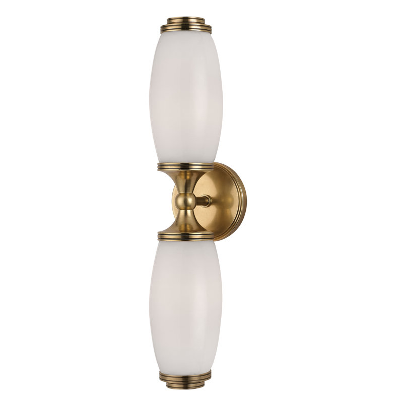 Brooke 2 - Light Wallchiere, Aged Brass