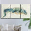 Whitetail Herd II - Toile encadrée multi-pièces-1422651632