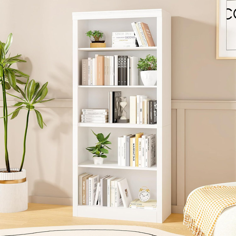 69.6cm H x 30cm W Standard Bookcase, White