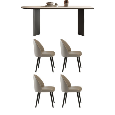 Simple yet elegant dining table and chair set