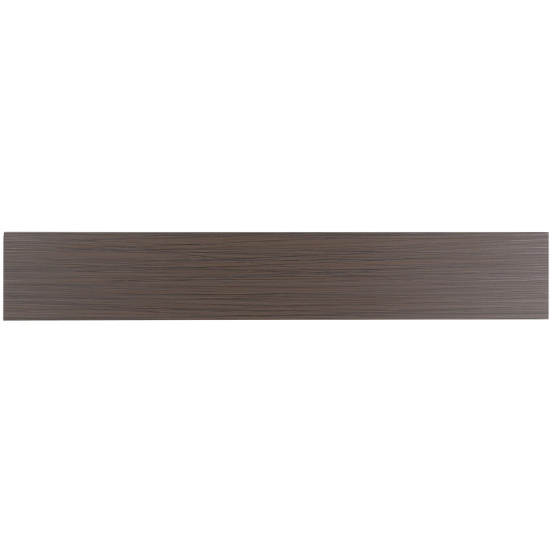 Fabrique 4" x 24" Porcelain Wood Look Tile, Brun Linen