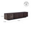 Raventon 79" Mid-Century Modern Solid Wood TV Stand with Storage for TVs up to 85"