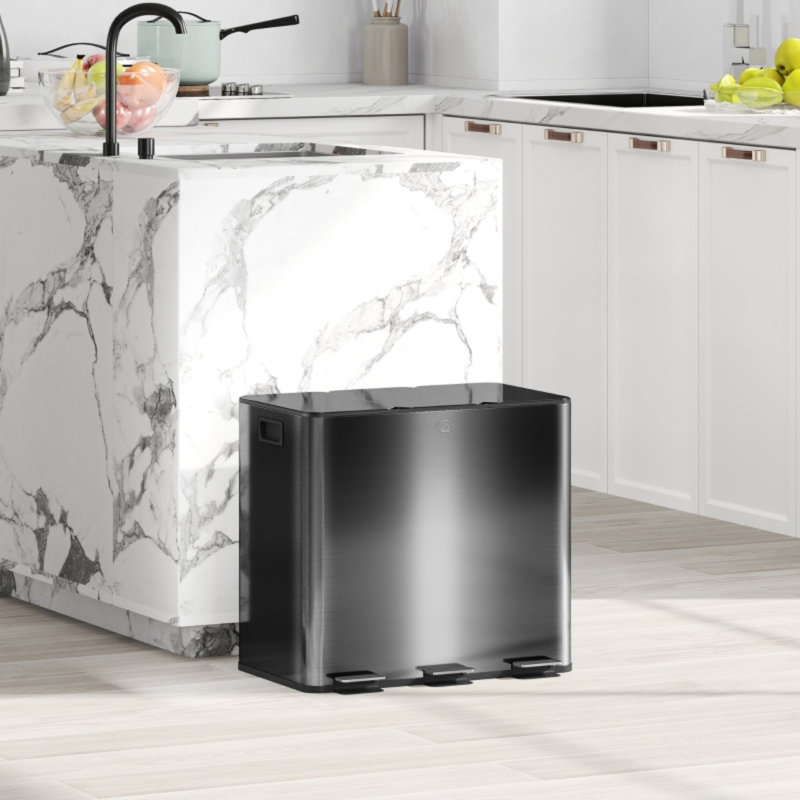 Stainless Steel Kitchen Trash Can