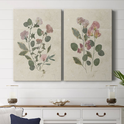 Pressed Arrangement I - Toile tendue avec châssis de qualité supérieure - Prêt à être accroché