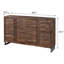 Commode double 6 tiroirs Parker