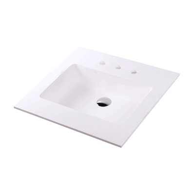 Kubitop 24'' L Bathroom Sink