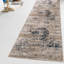 Tapis oriental bleu foncé, beige, ivoire et gris Arkeen-634090347